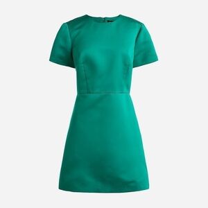 EUC - J. Crew Collection A-Line Mini Dress In Duchesse Satin - Size 4